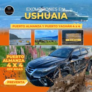 Excursión Puerto Almanza + Puerto Yaghán en 4x4-verano 2026