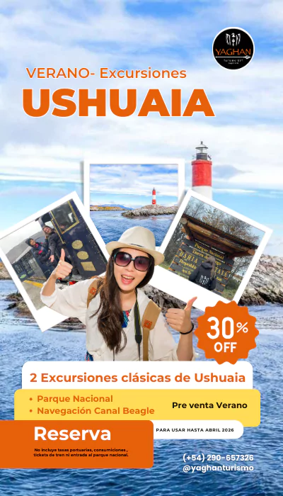 Paquete 2x1: Parque Nacional + Navegación Canal Beagle