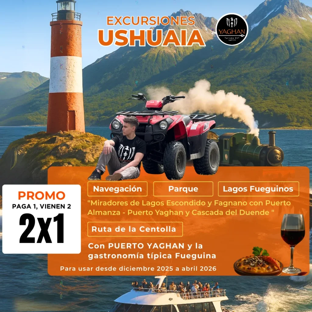 Paquete 2x1 Verano Ushuaia Megatour