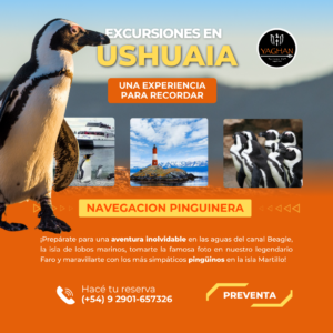 NAVEGACION CANAL BEAGLE + ISLA MARTILLO- PINGUINERA
